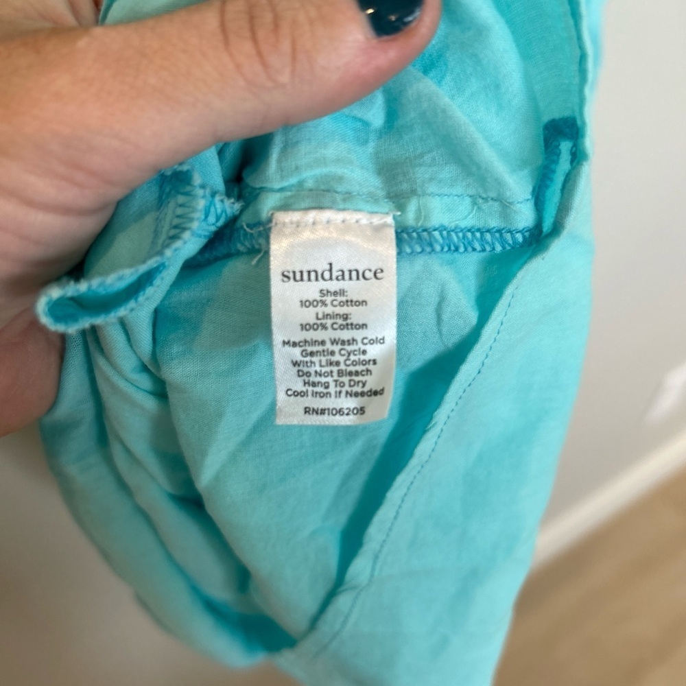 Women’s Sundance Sienna Breeze Dress, Turquoise, Small - Picture 6 of 6